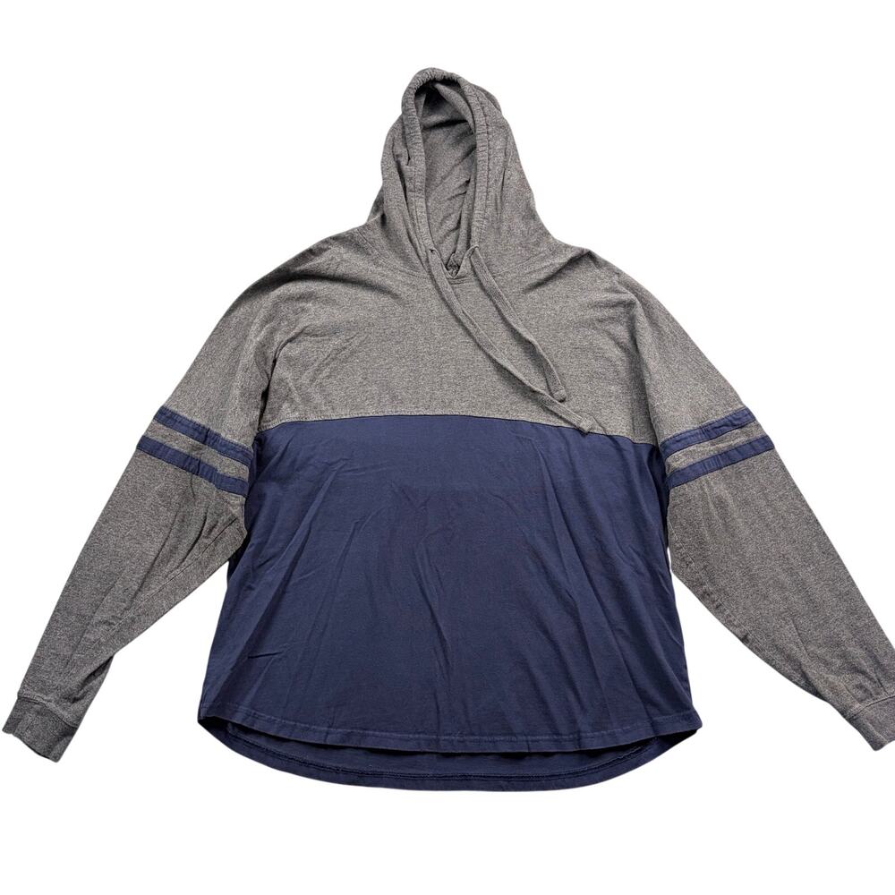 Women's Penn State Hooded Long Sleeve Shirt XL Colorblock PSU Hoodie Loose Fit - Picture 2 of 4